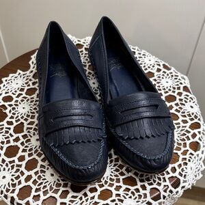 G.H. Bass & Co. Dark Blue Leather Loafers